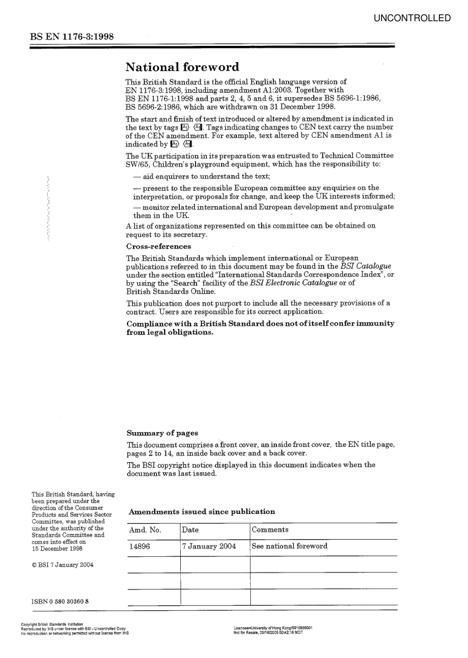 BS EN 1176-3-98+amd1(uncontrolled).PDF_第2页