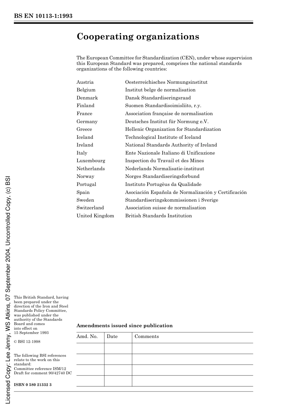 BS EN 10113-1_1993 Hot-rolled products in weldable fine grain structural steels — Part 1 General delivery conditions.pdf_第3页