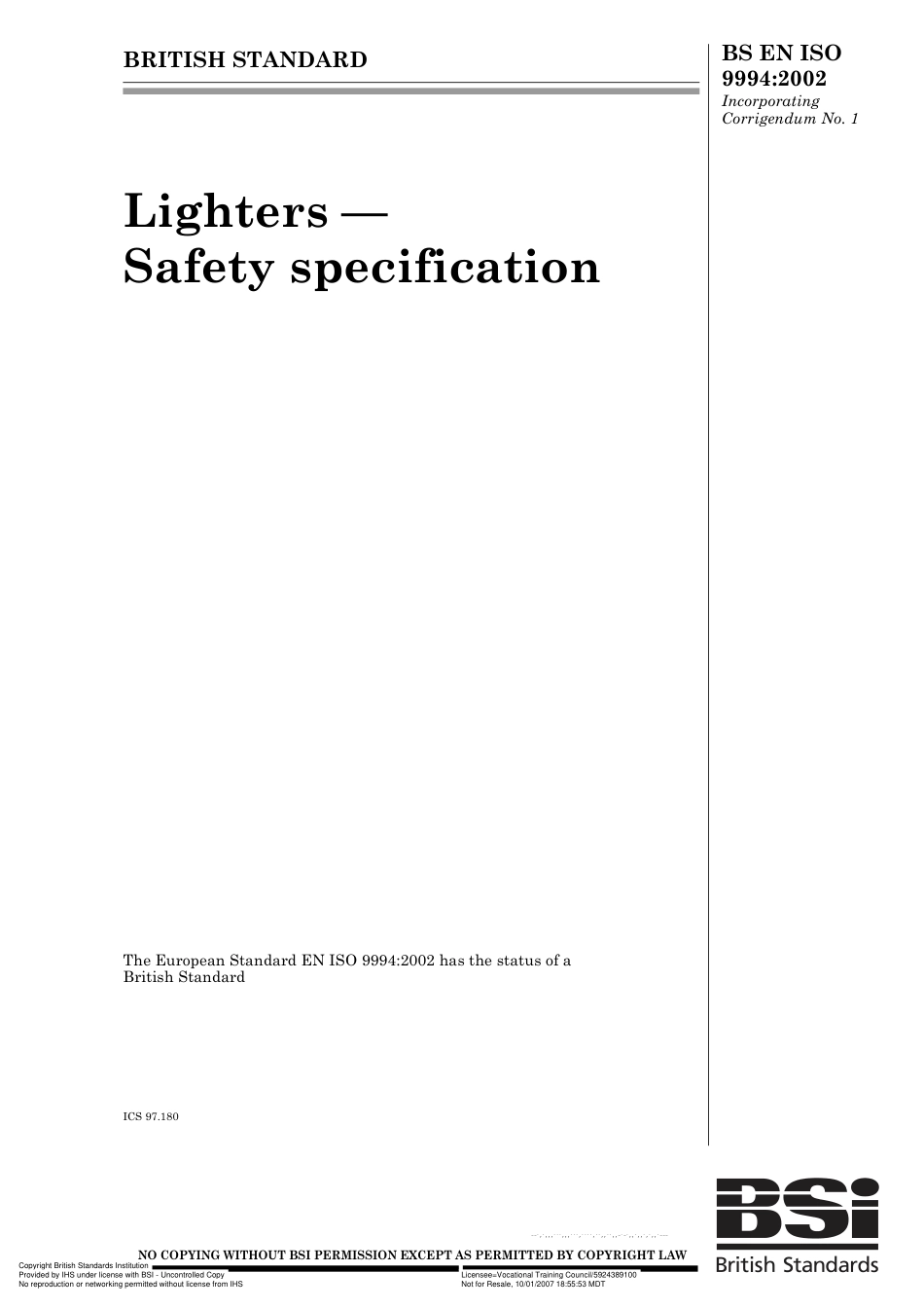 BS EN ISO 9994 2002 (A1).pdf_第1页