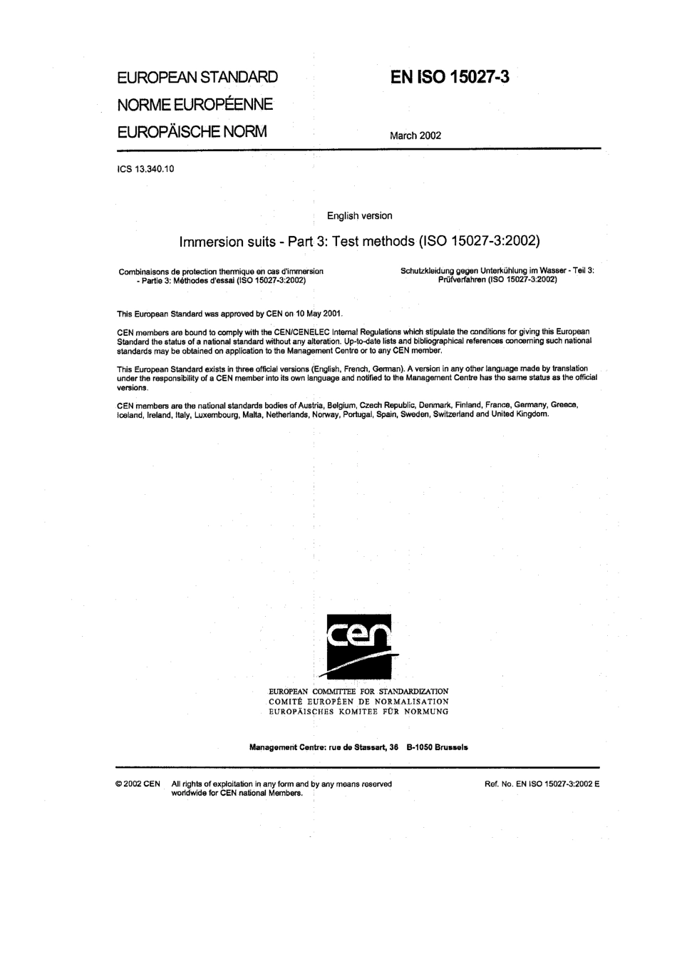 EN ISO 15027-3 2002.pdf_第1页