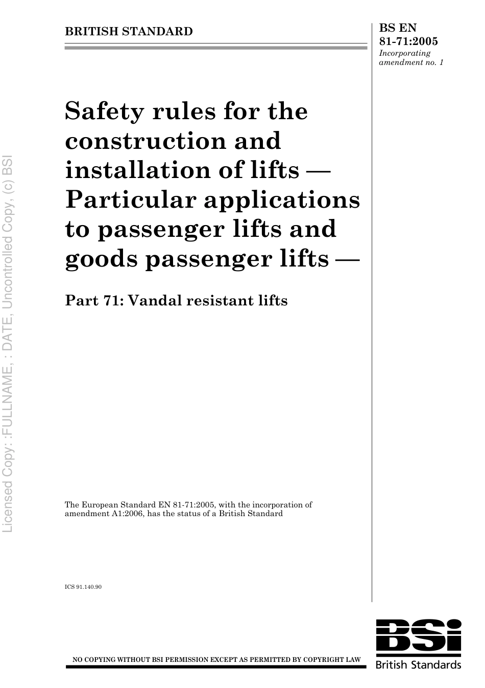 BS EN 81-71 2005.pdf_第1页