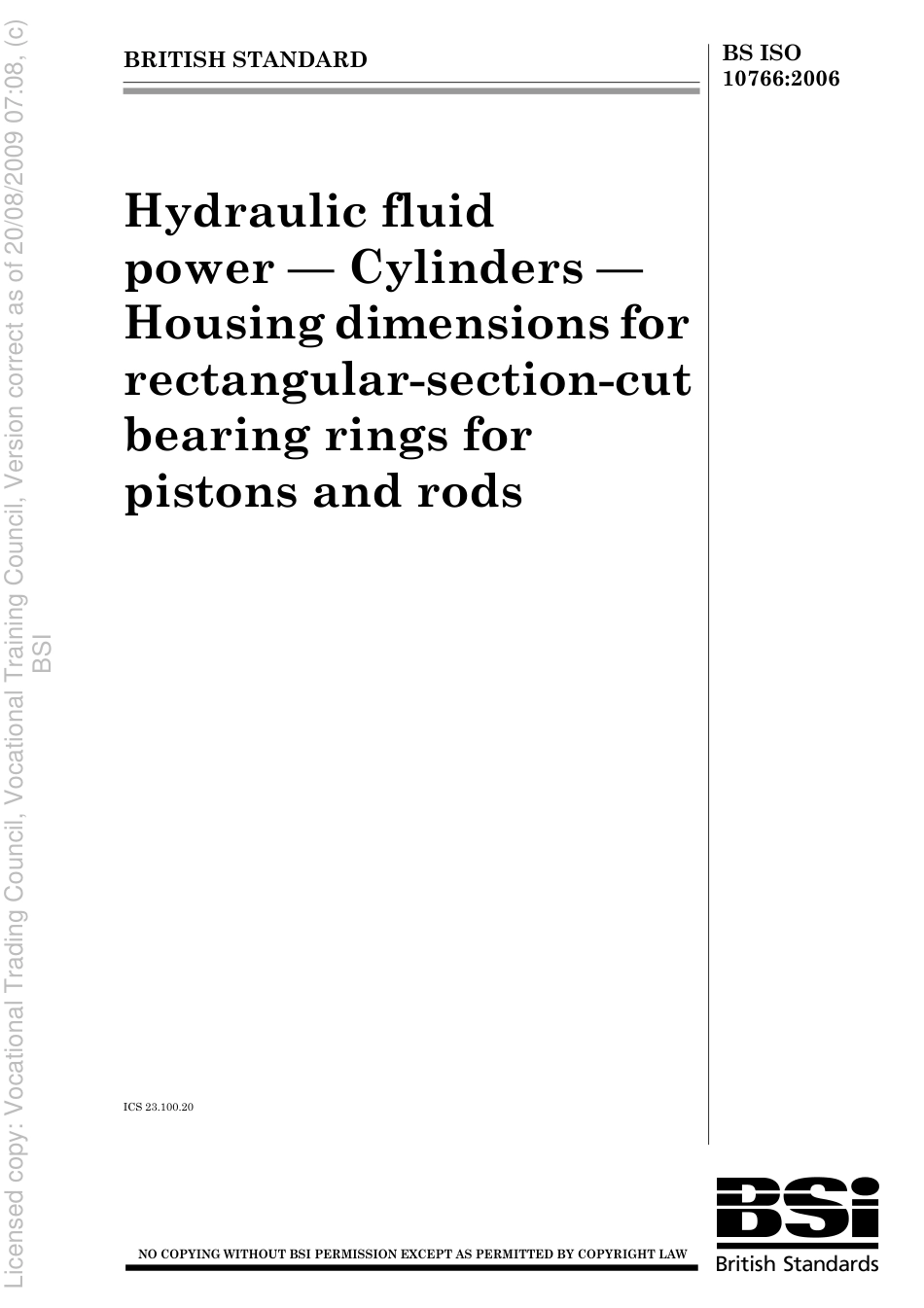 BS ISO 10766 2006.pdf_第1页