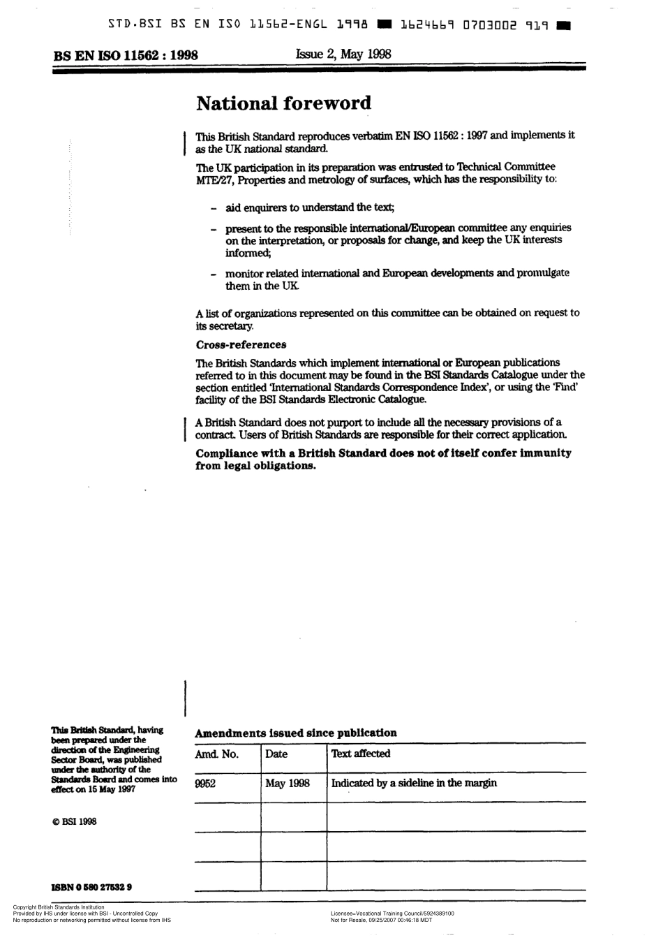 BS EN ISO 11562 1998 (A1).pdf_第2页