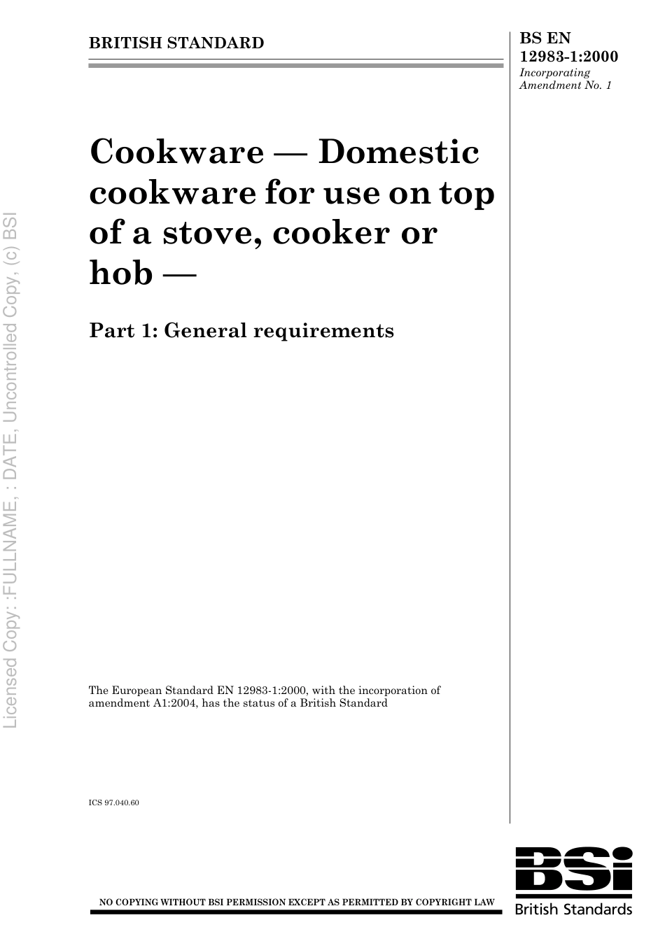 BS EN 12983-1 2000.pdf_第1页