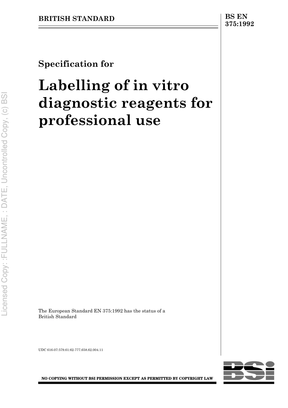 BS EN 375 1992.pdf_第1页