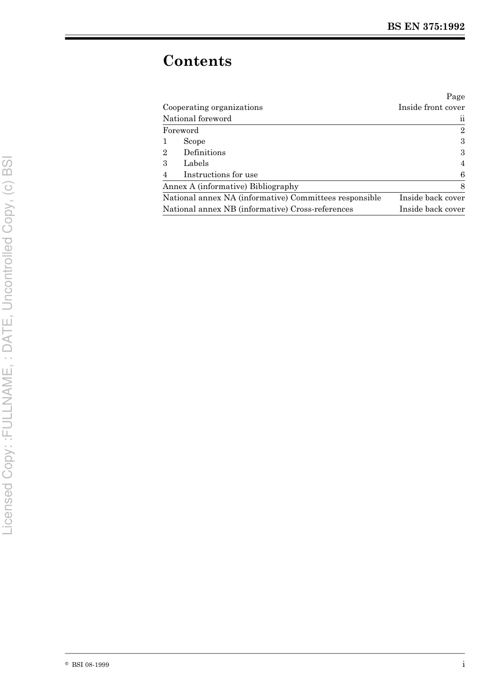 BS EN 375 1992.pdf_第3页