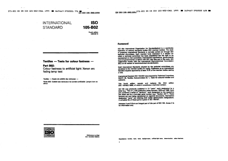 BS EN ISO 105-B02 1999.pdf_第3页