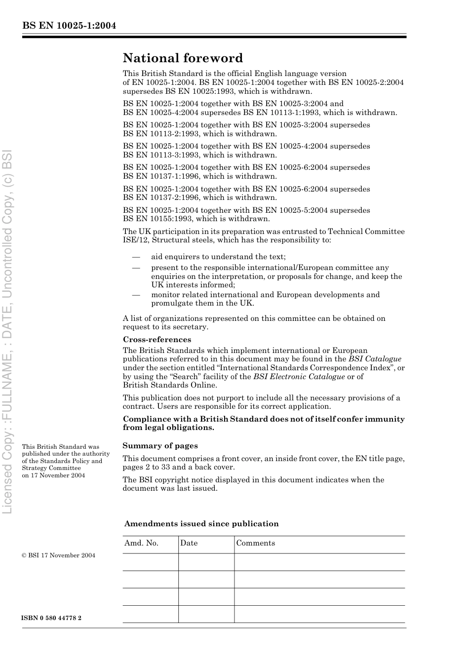 BS EN 10025-1 2004.pdf_第2页