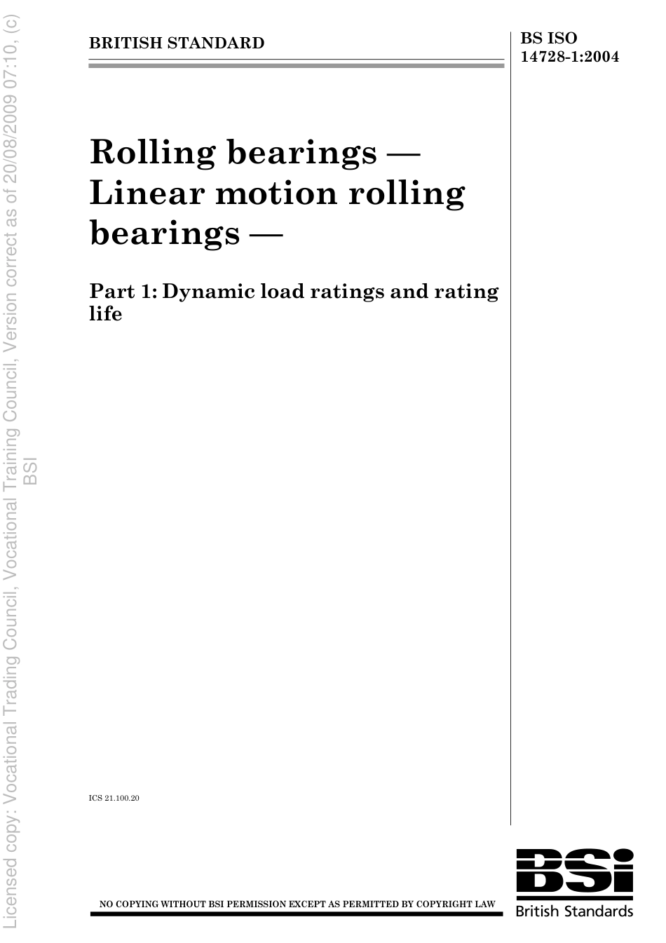 BS ISO 14728-1 2004.pdf_第1页