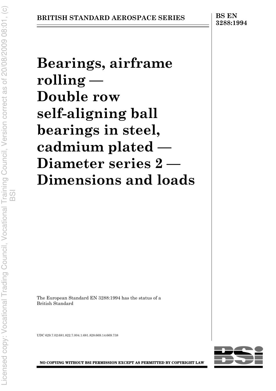 BS EN 3288 1994.pdf_第1页