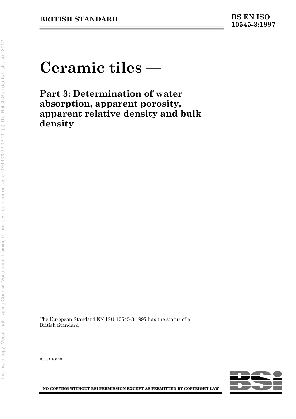 BS EN ISO 10545-3 1997.pdf_第1页