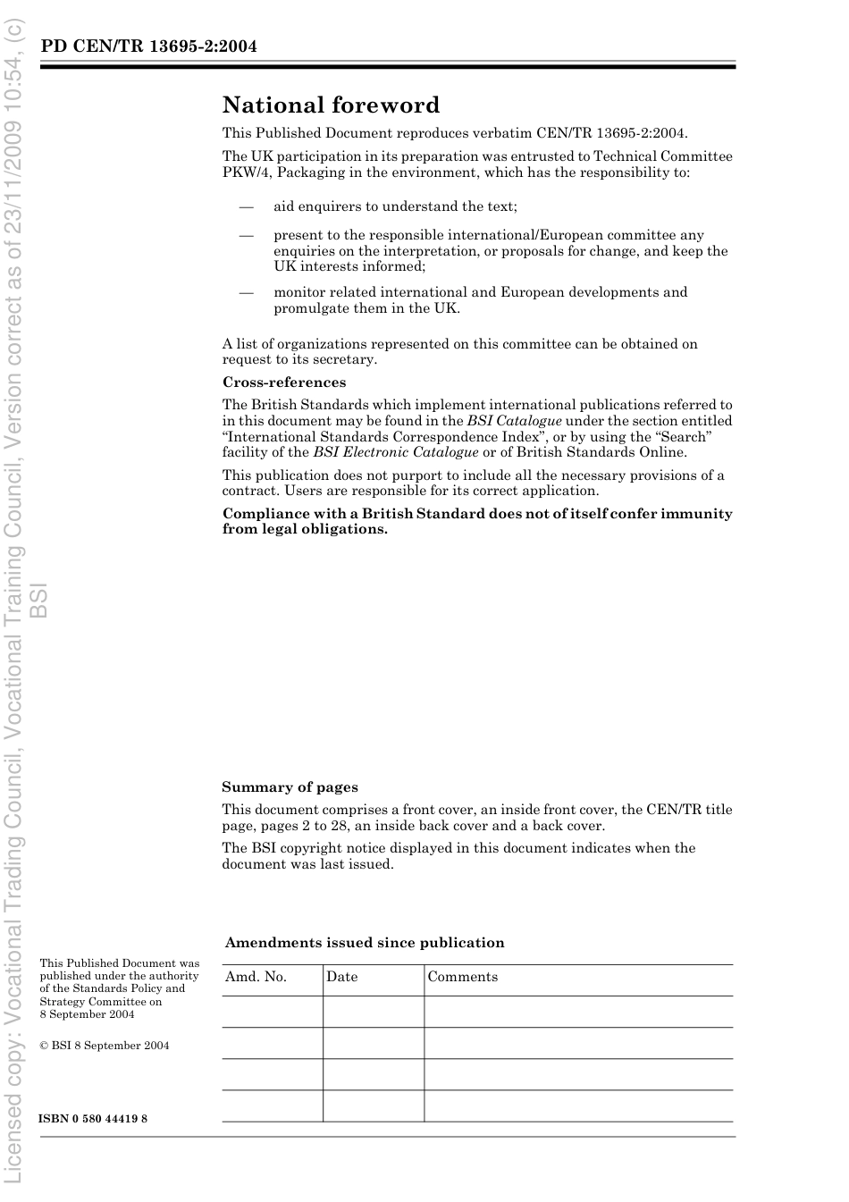 PD CEN TR 13695-2 2004.pdf_第2页