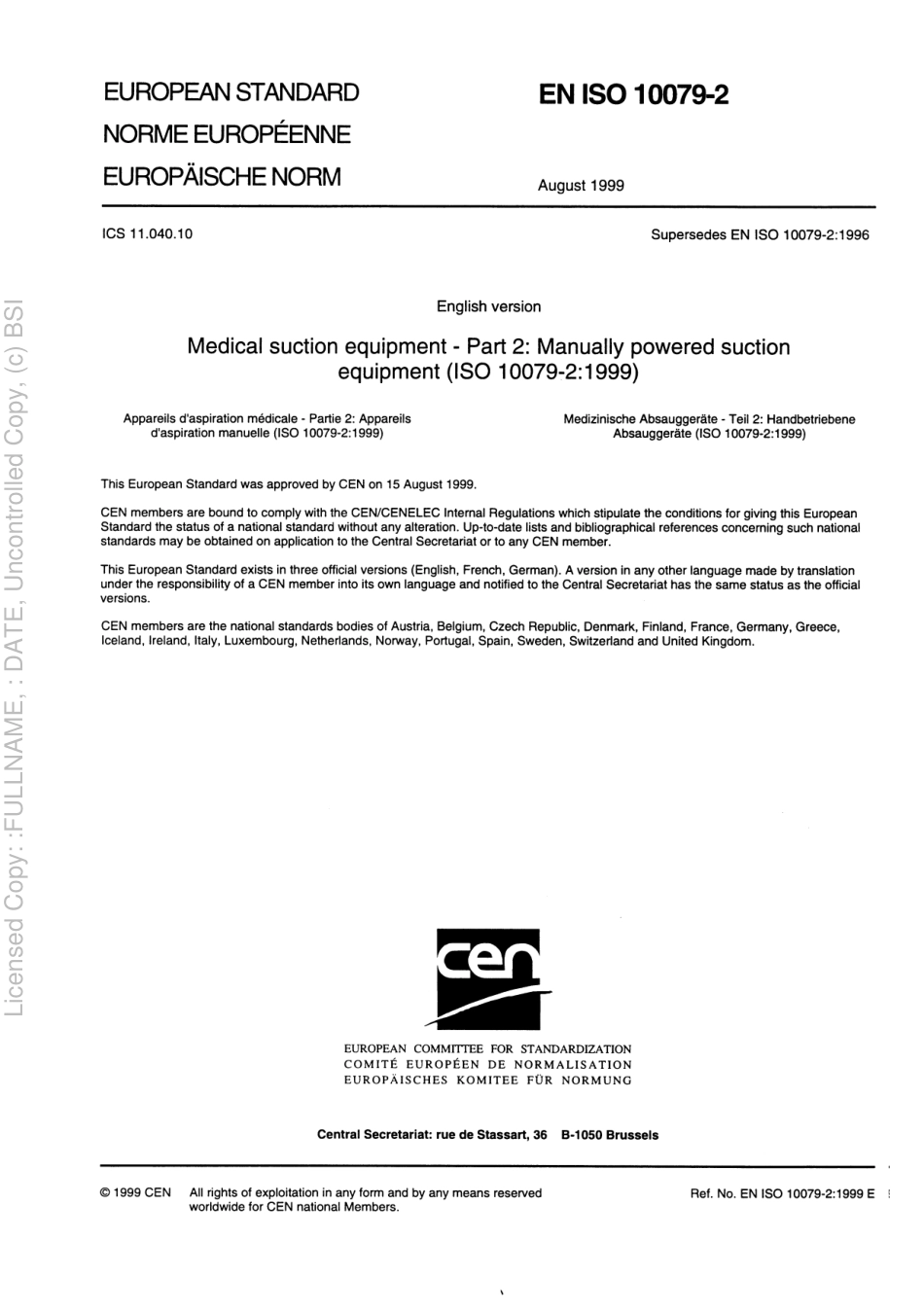 BS EN ISO 10079-2 2000.pdf_第3页