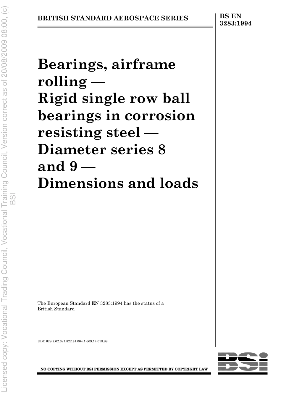 BS EN 3283 1994.pdf_第1页