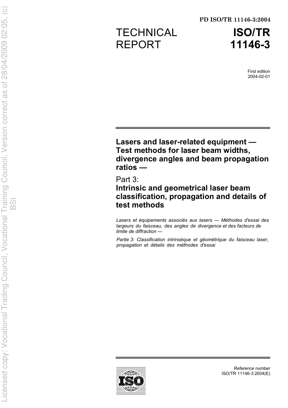 PD ISO TR 11146-3 2004.pdf_第3页