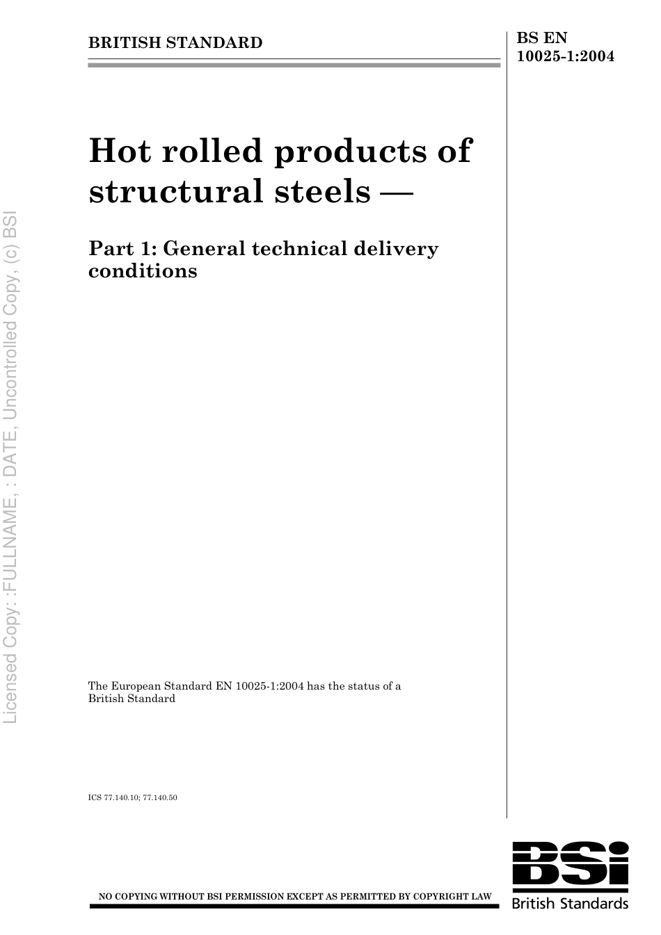 BS EN 10025-1.pdf_第1页