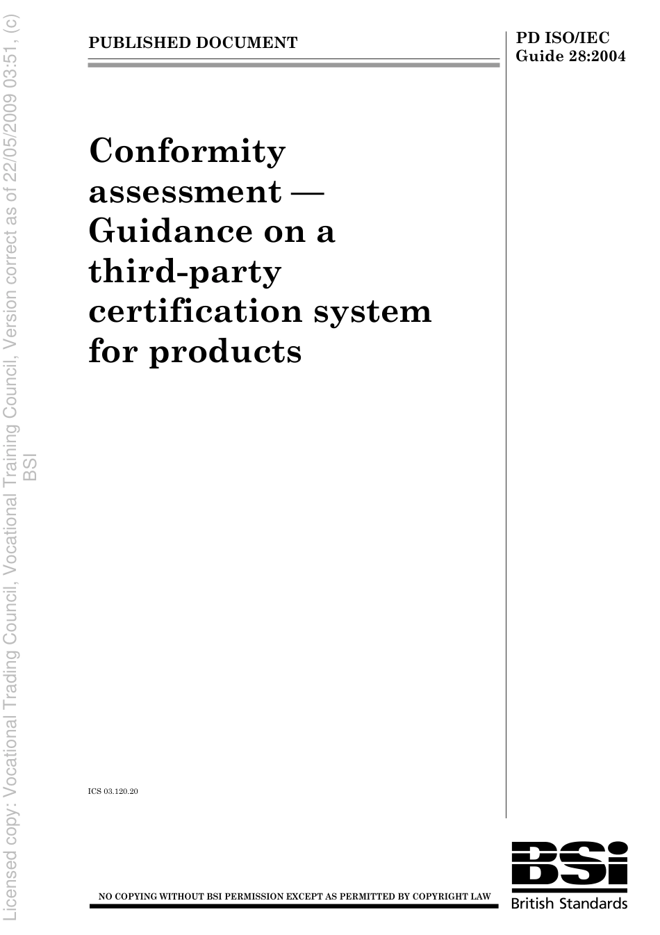 PD ISO IEC GUIDE 28 2004.pdf_第1页