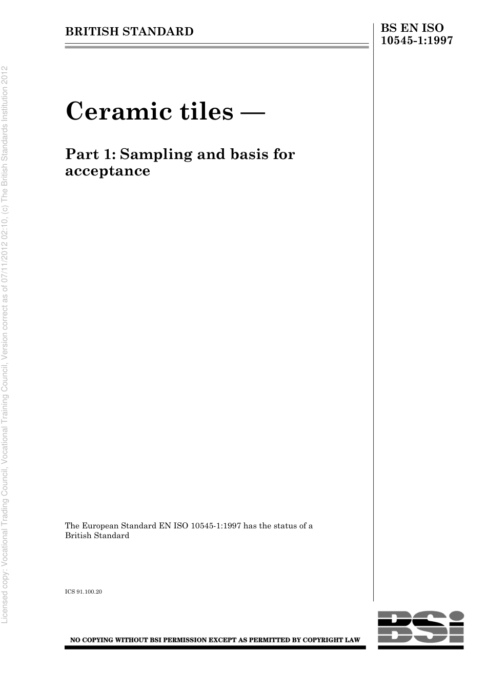 BS EN ISO 10545-1 1997.pdf_第1页