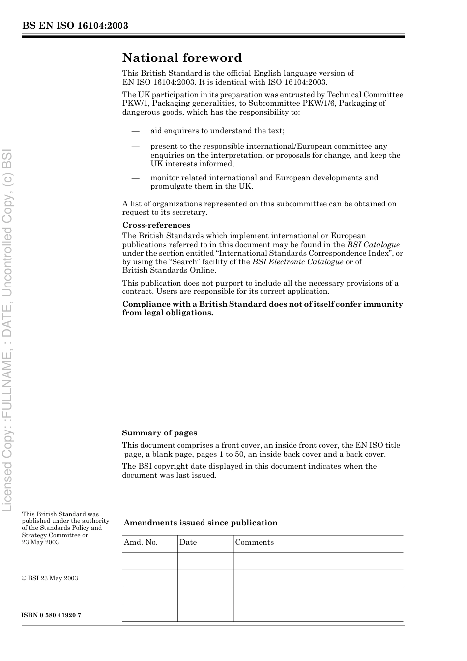 BS EN ISO 16104 2003.pdf_第2页