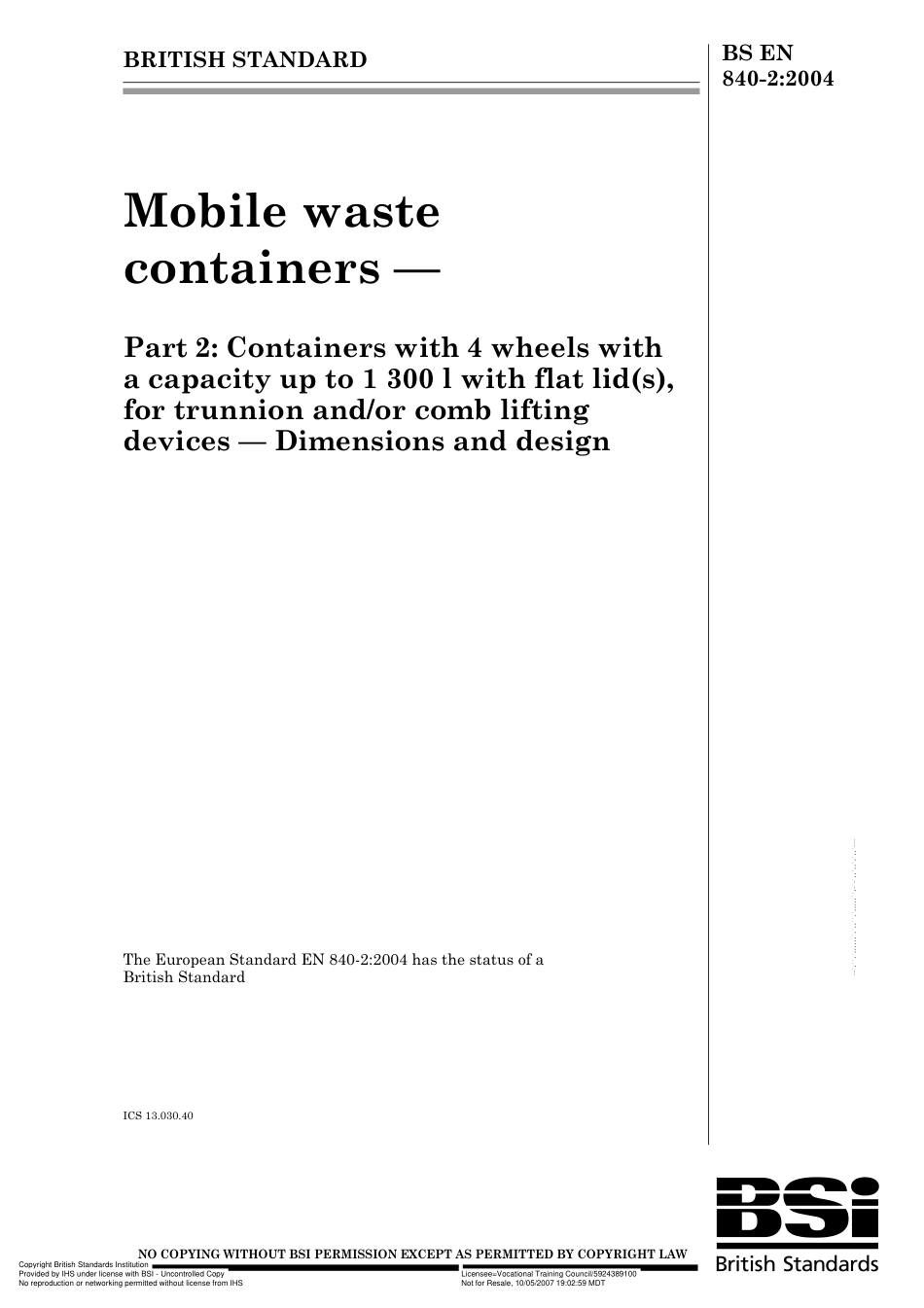 BS EN 840-2 2004.pdf_第1页