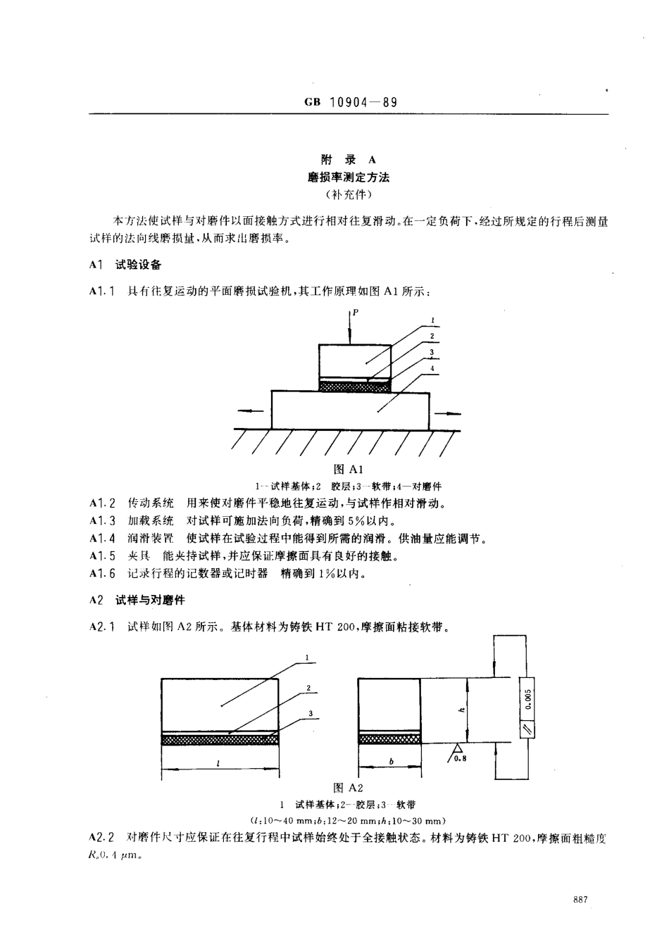 GB 10904-1989 填充聚四氟乙烯导轨软带.pdf_第3页
