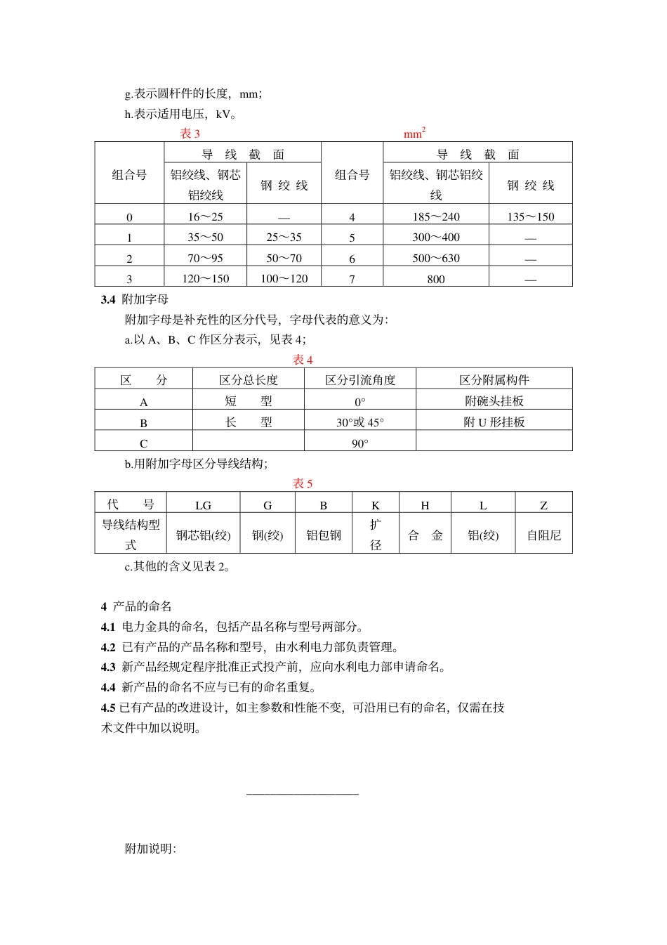 GB 2316-1985 电力金具产品型号命名方法.pdf_第3页