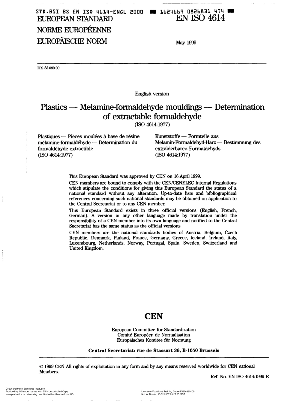 BS EN ISO 4614 2000 (A1_.pdf_第3页