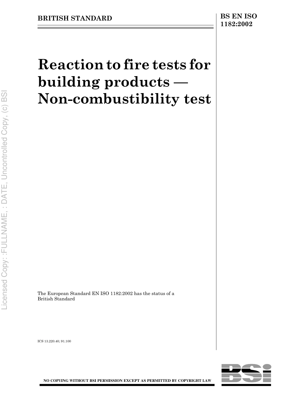 BS EN ISO 1182 2002.pdf_第1页