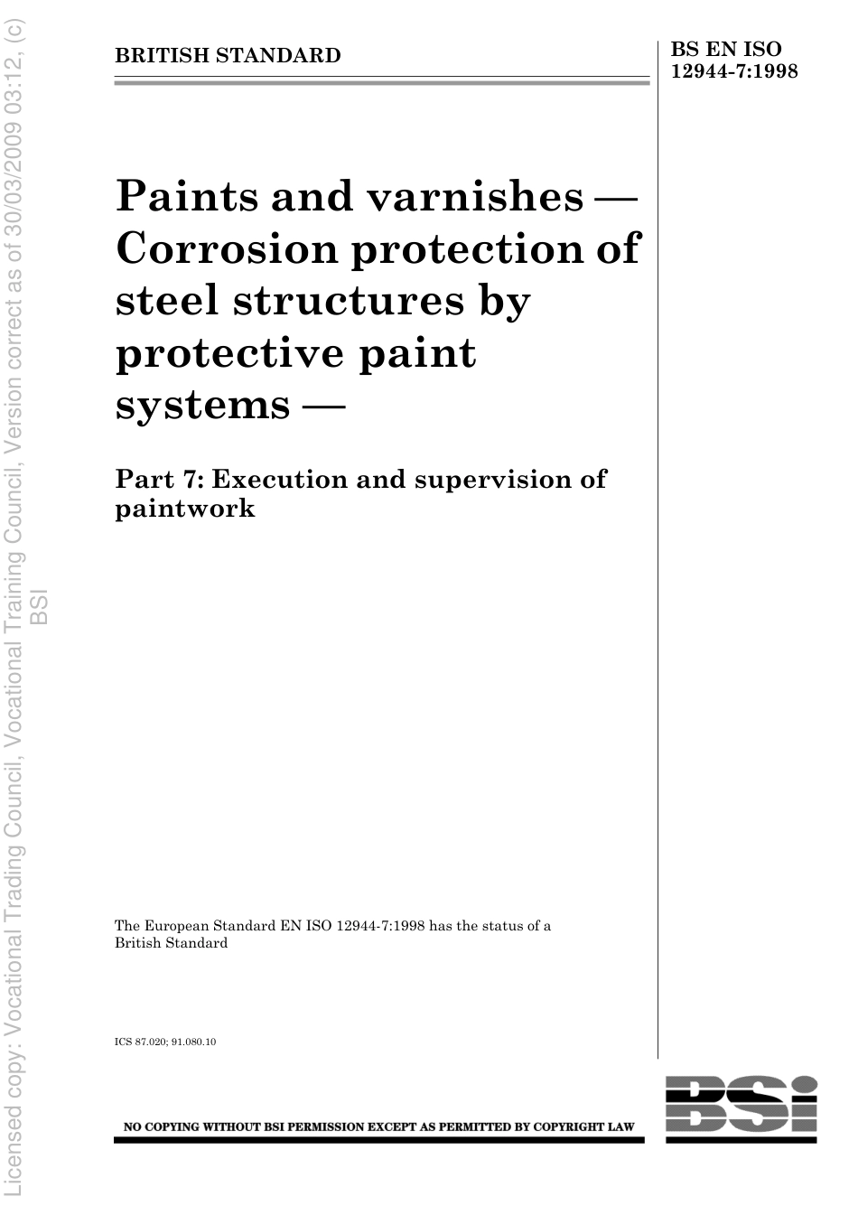 BS EN ISO 12944-7 1998.pdf_第1页