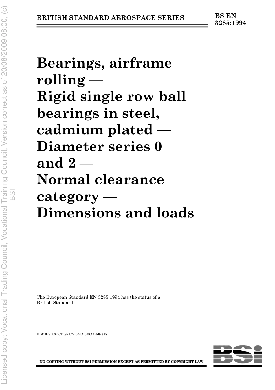 BS EN 3285 1994.pdf_第1页