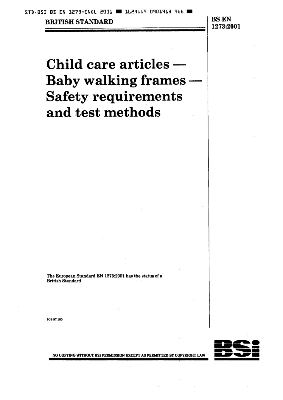 BS EN 1273 2001.pdf_第1页