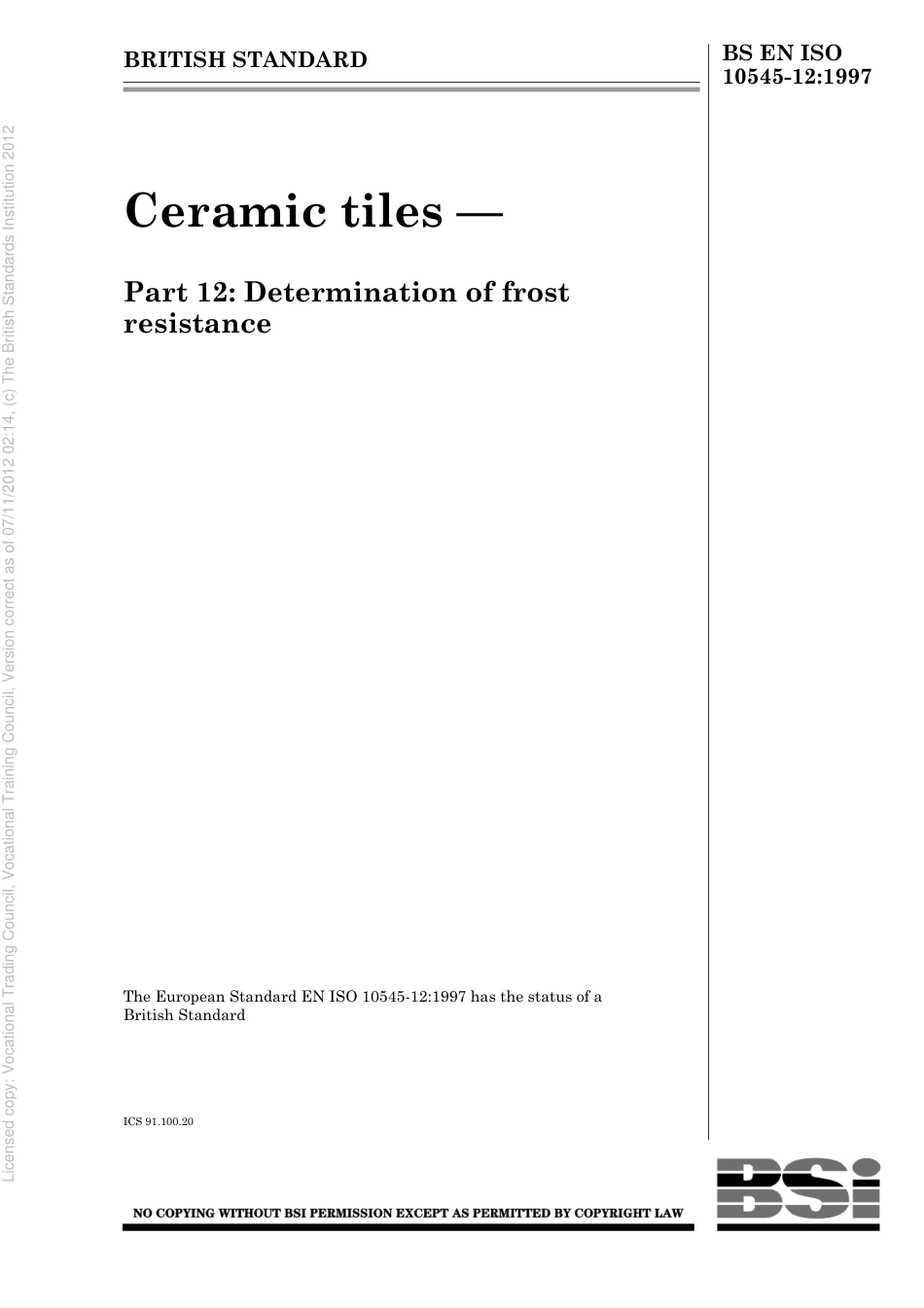 BS EN ISO 10545-12 1997.pdf_第1页