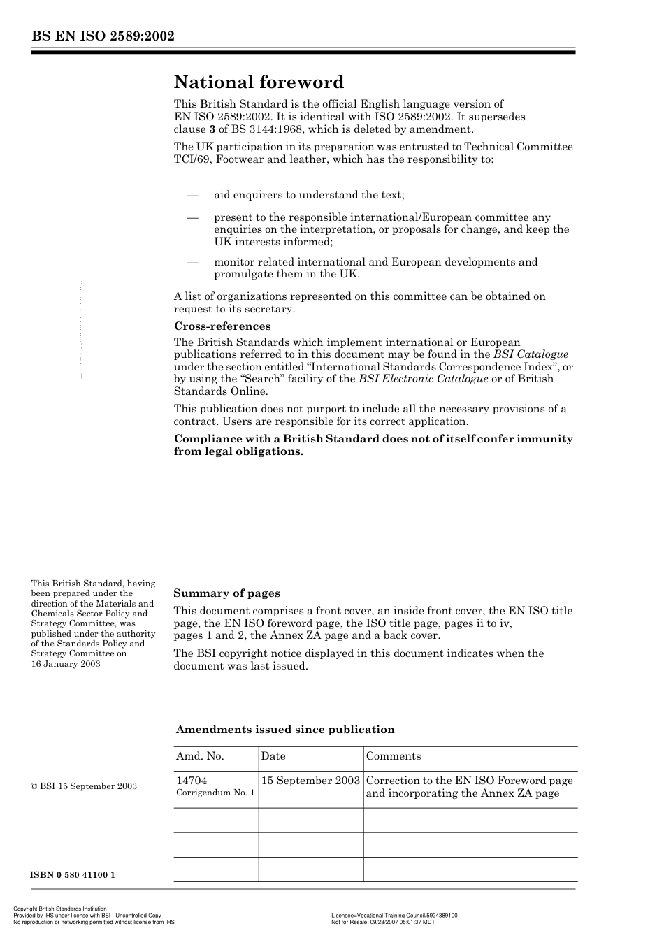 BS EN ISO 2589 2002 (Cor 1).pdf_第2页