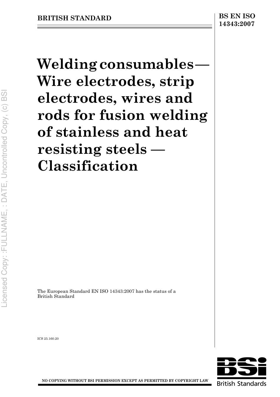 BS EN ISO 14343 2007.pdf_第1页