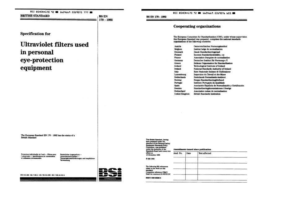 BS EN 170 1992.pdf_第1页