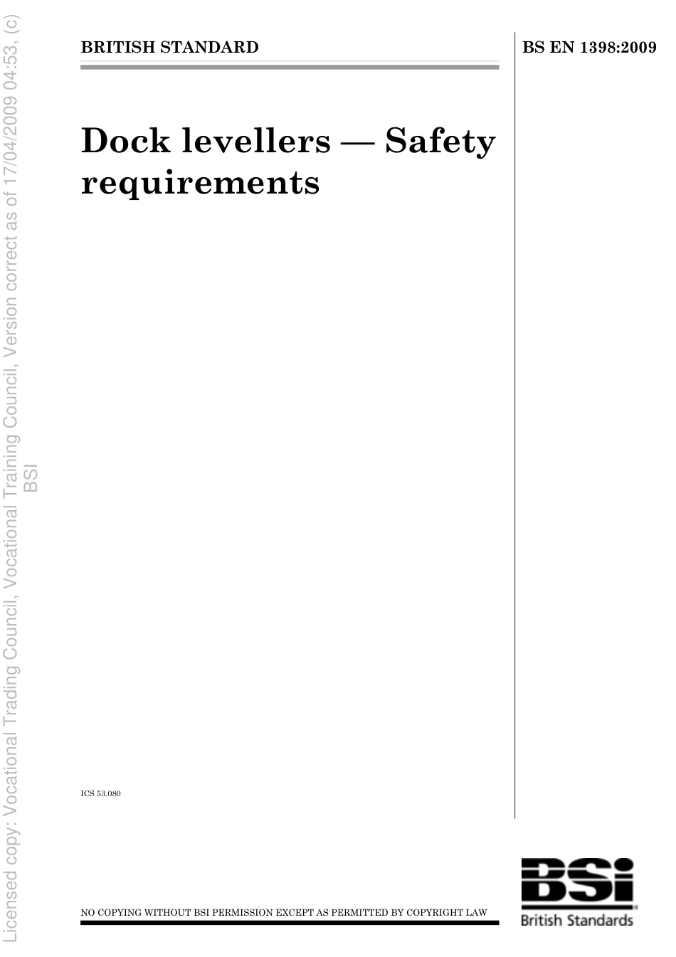 BS EN 1398 2009.pdf_第1页