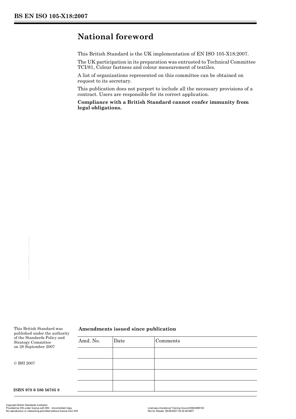 BS EN ISO 105- X18 2007.pdf_第2页