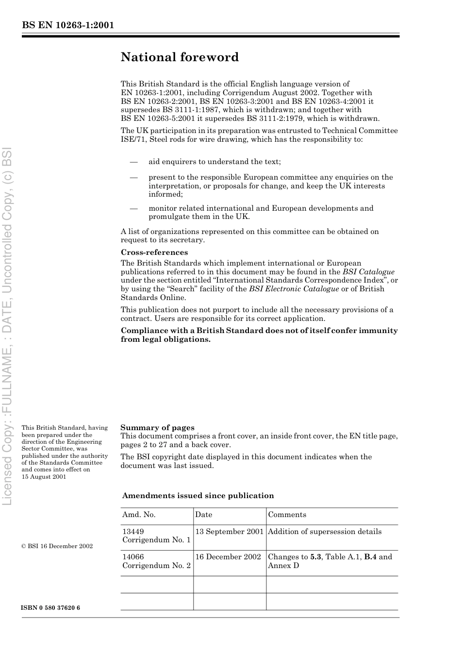 BS EN 10263-1 2001.pdf_第2页