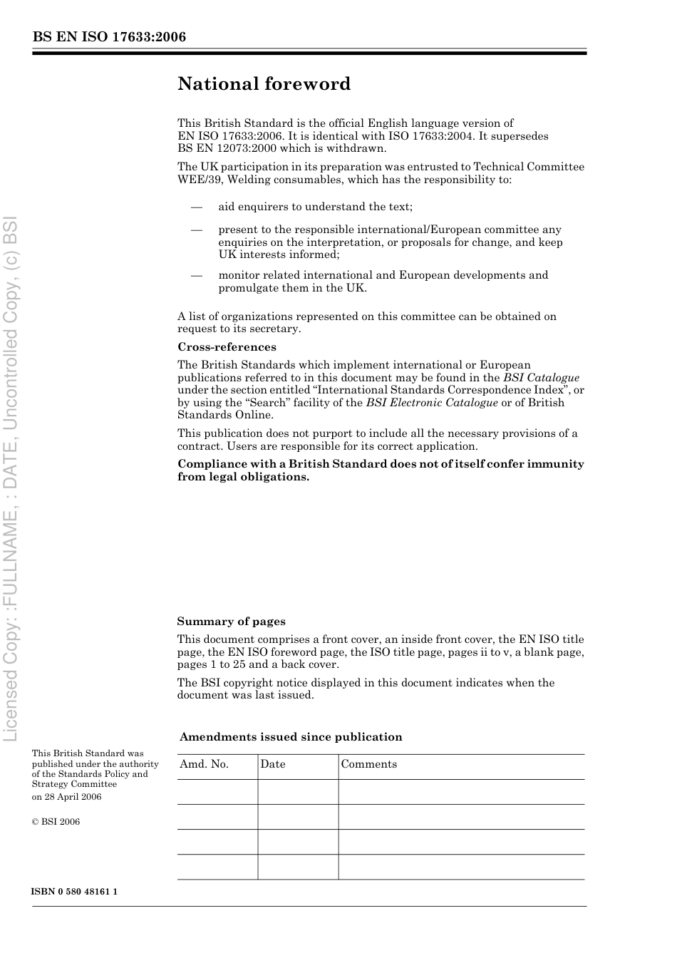 BS EN ISO 17633 2006.pdf_第2页