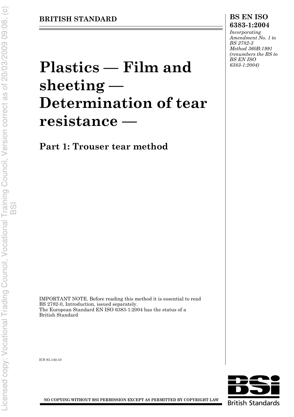 BS EN ISO 6383-1 2004.pdf_第1页