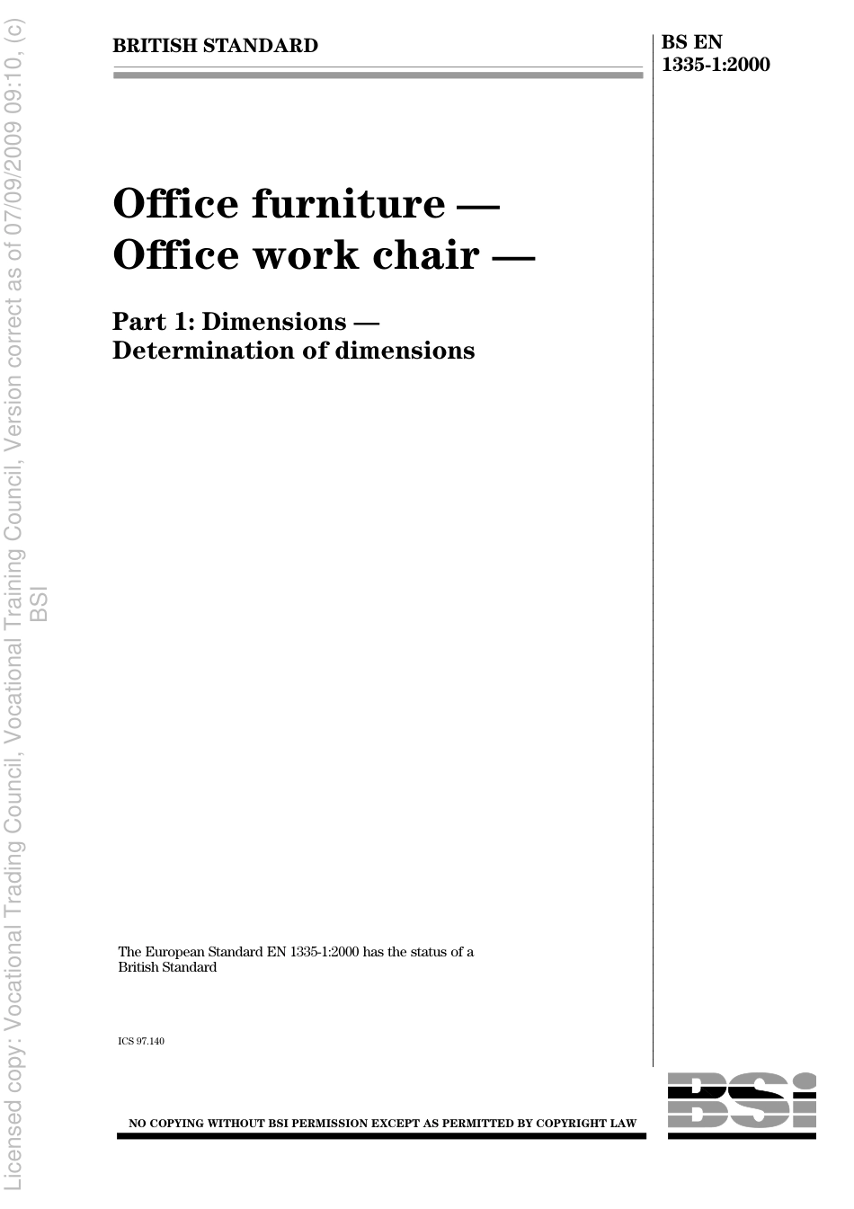 BS EN 1335-1 2000.pdf_第1页