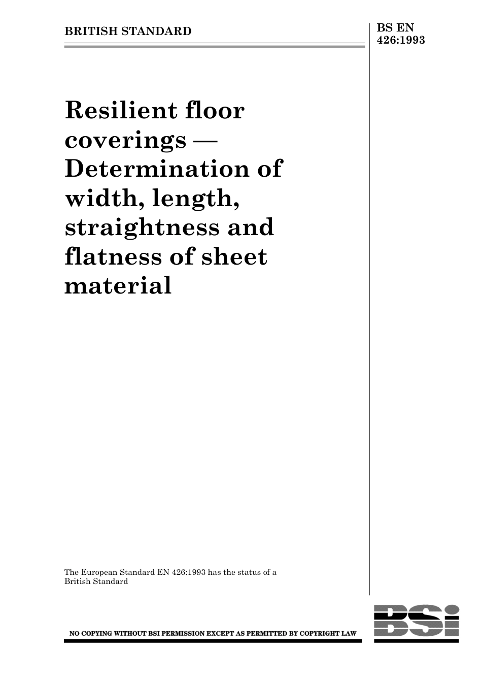 BS EN 426 1993.pdf_第1页