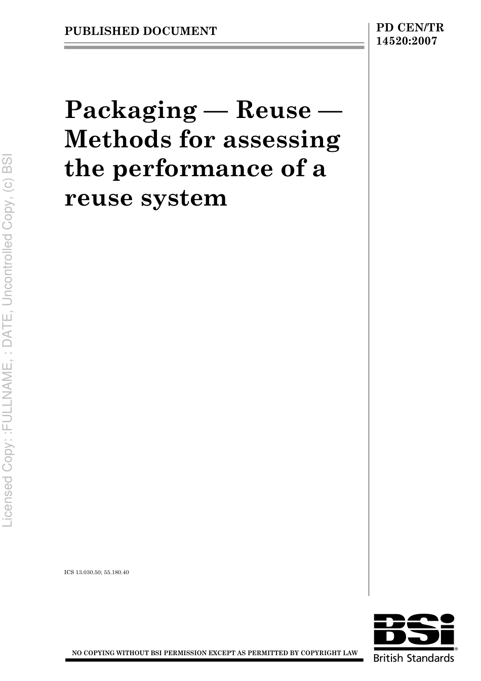 PD CEN TR 14520 2007.pdf_第1页