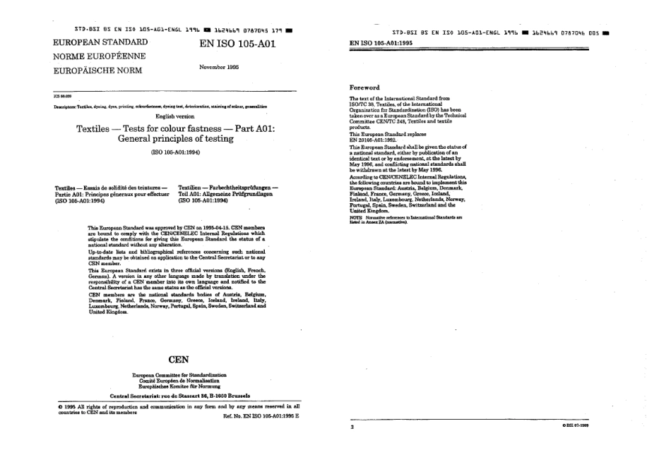 BS EN ISO 105-A01 1996.pdf_第3页