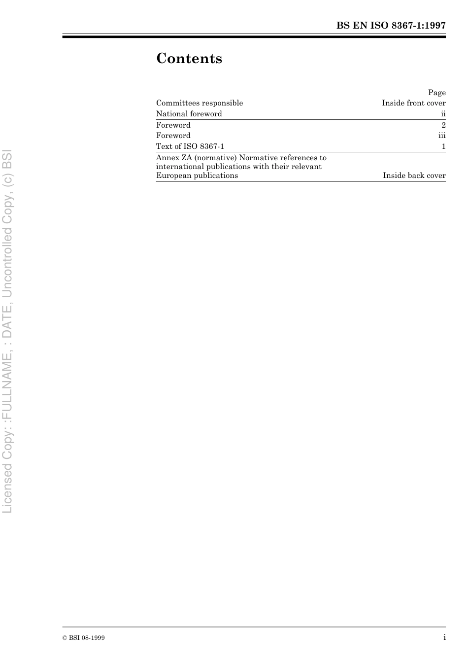 BS EN ISO 8367-1 1997.pdf_第3页