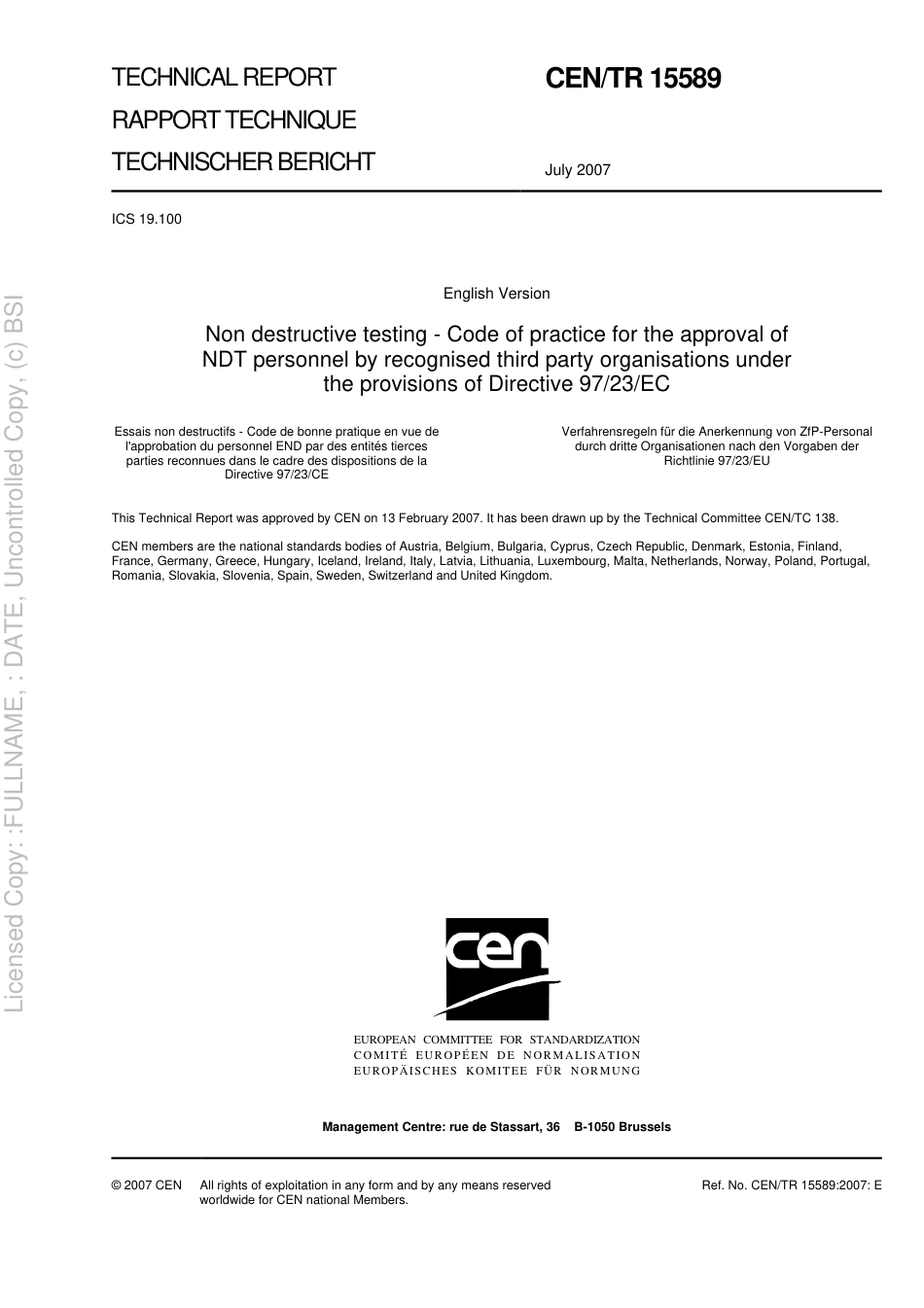 PD CEN TR 15589 2007.pdf_第3页