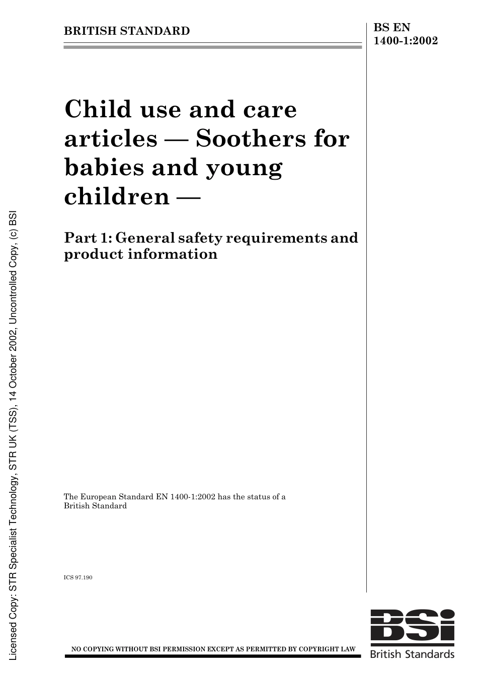BS EN 1400-1 2002.pdf_第2页
