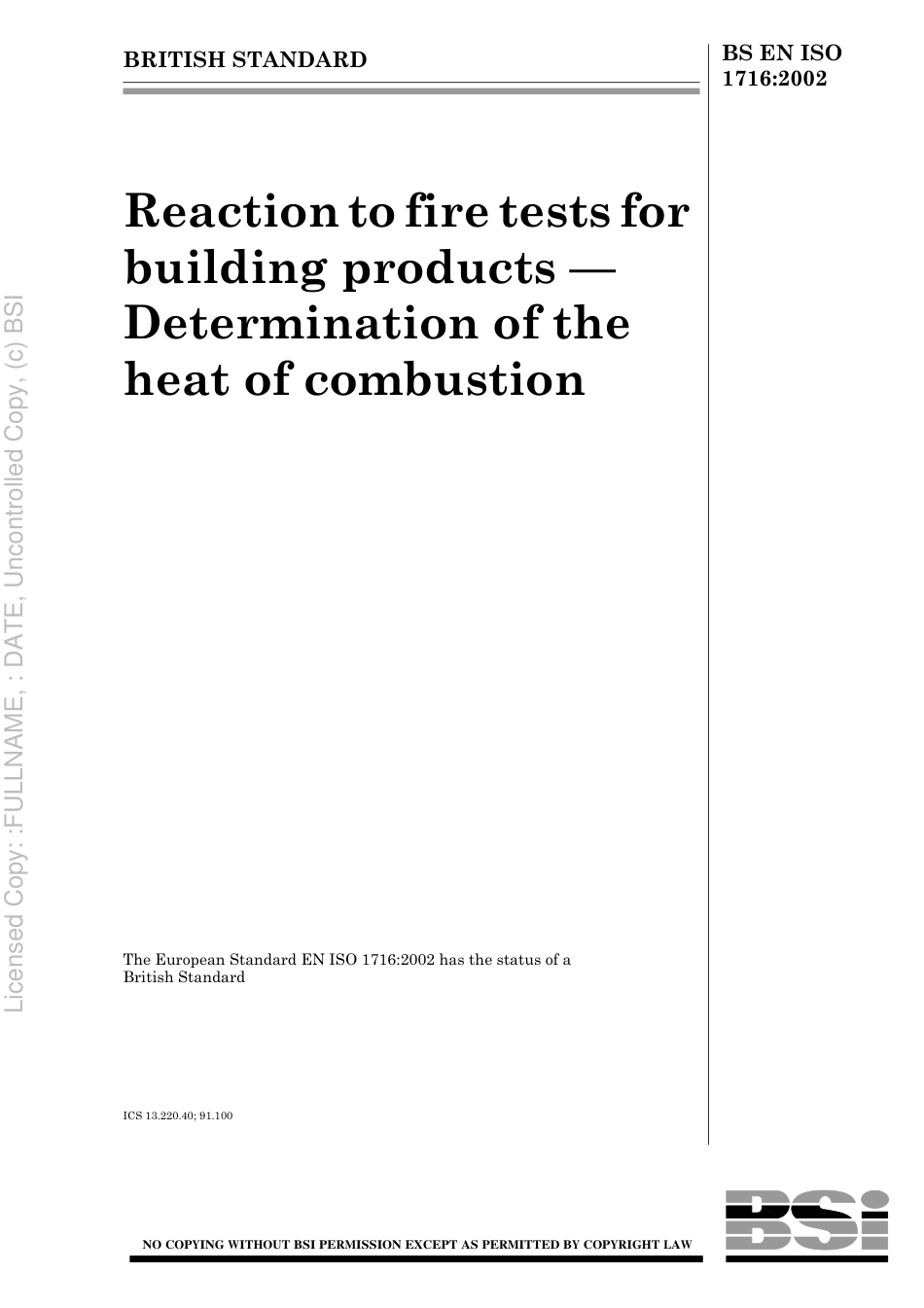 BS EN ISO 1716 2002.pdf_第1页