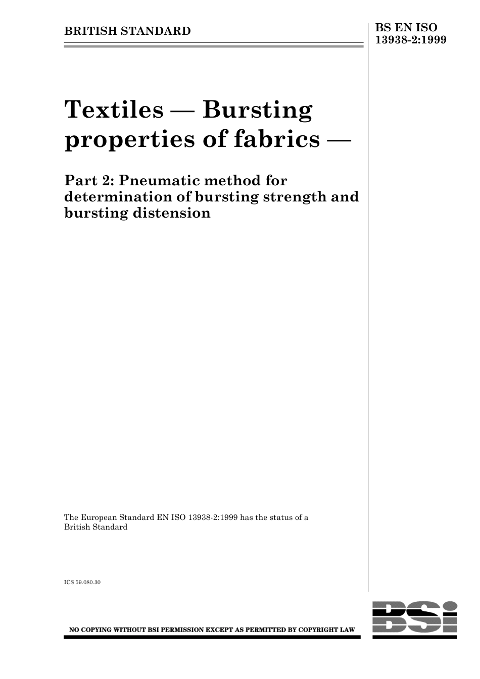 BS EN ISO 13938-2 1999.pdf_第1页
