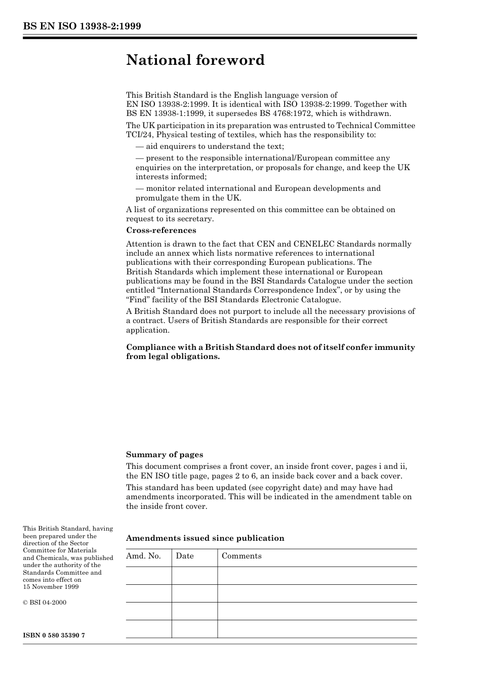BS EN ISO 13938-2 1999.pdf_第2页